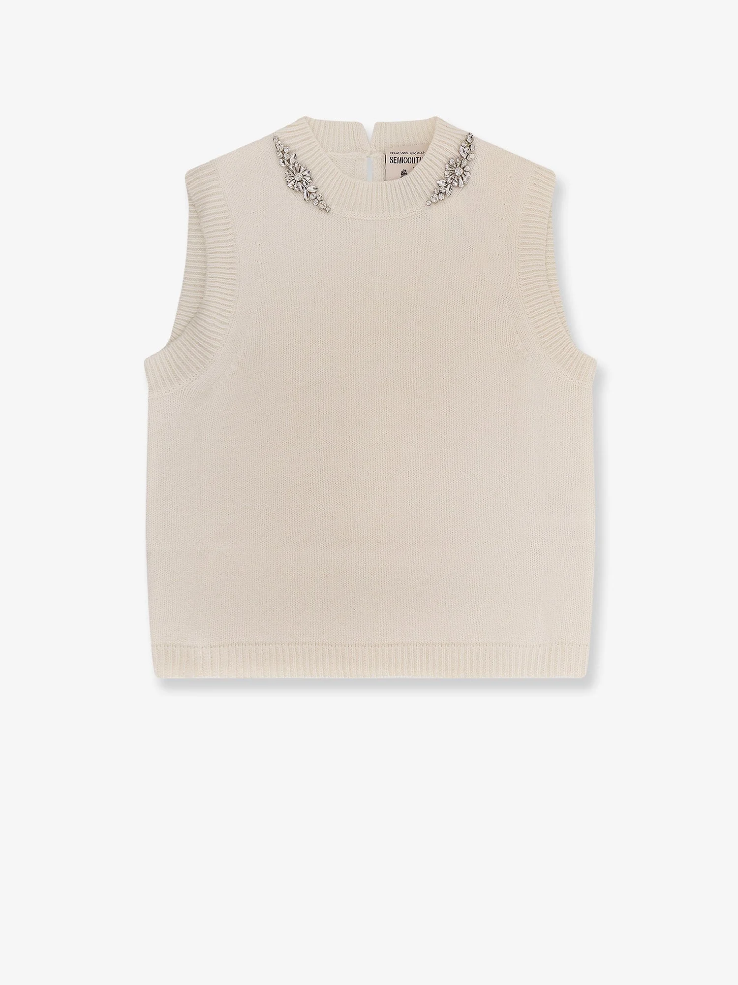 Semicouture Wool And Cashmere Vest - 1