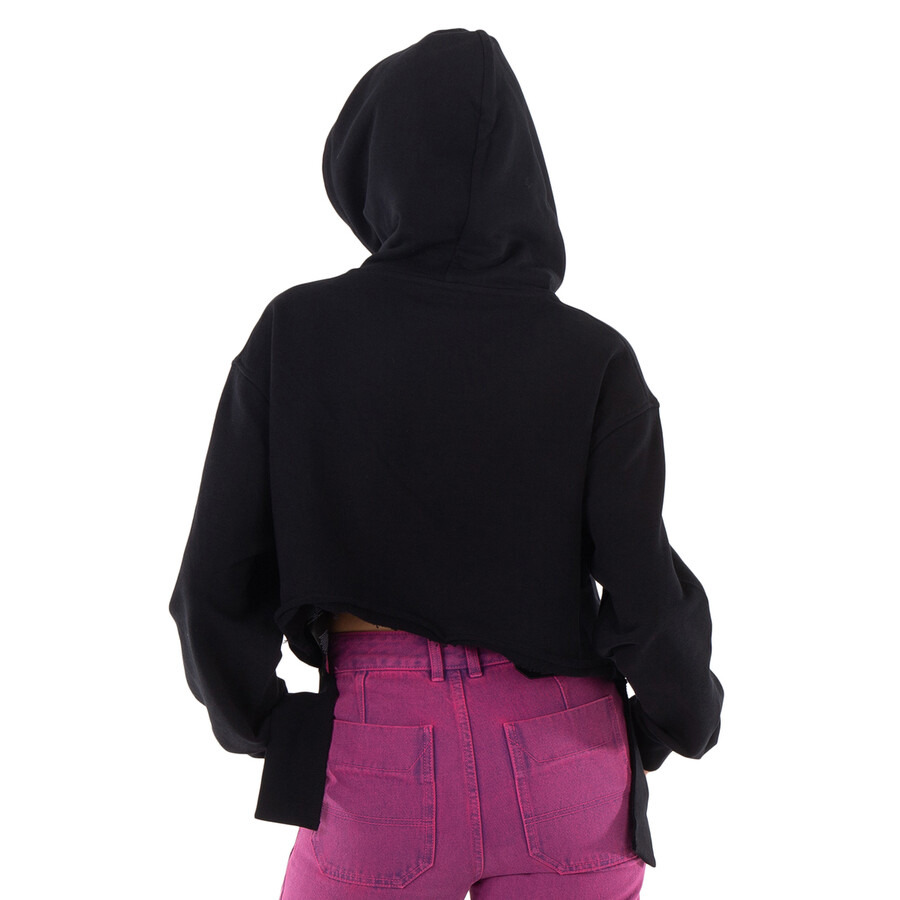 JW Anderson Cropped Drawstring Hoodie - 3
