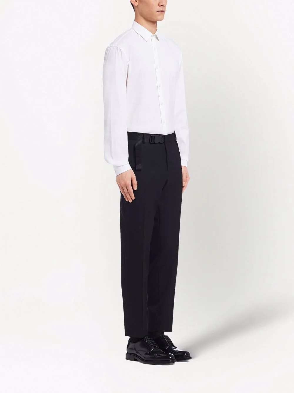 tailored straight-leg trousers - 3