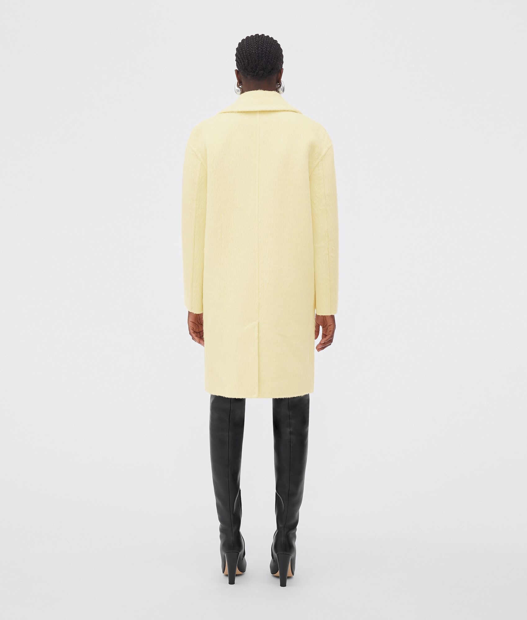 Double Face Alpaca Coat - 3