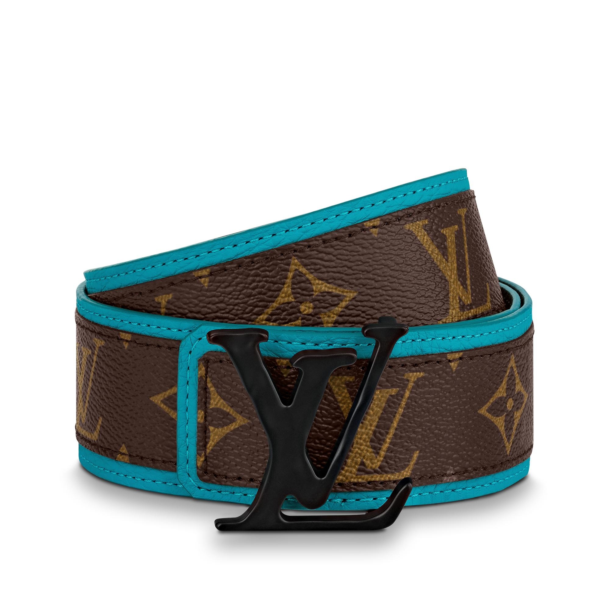 LV Shape Patchwork 40mm Belt - 2