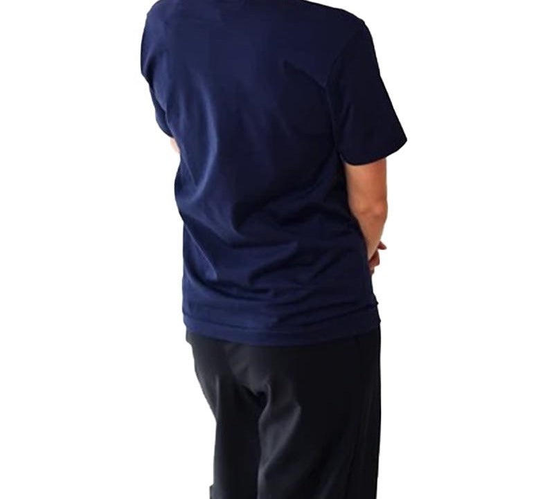 COMME des GARCONS PLAY Heart Shape Printing Short Sleeve 'Navy Blue' AZ-T182-051-1 - 4