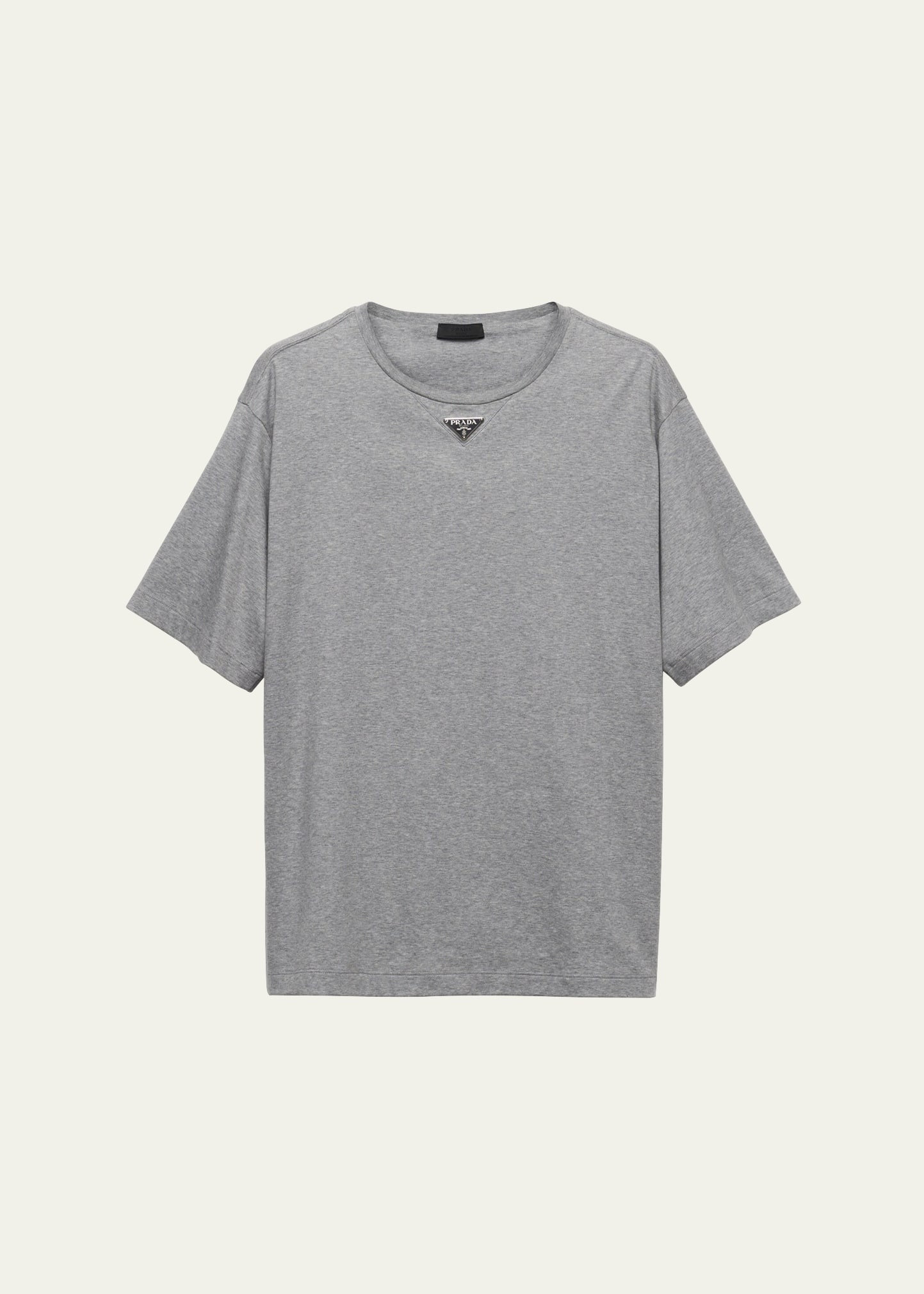 Men's Jersey Triangle Logo T-Shirt - 1