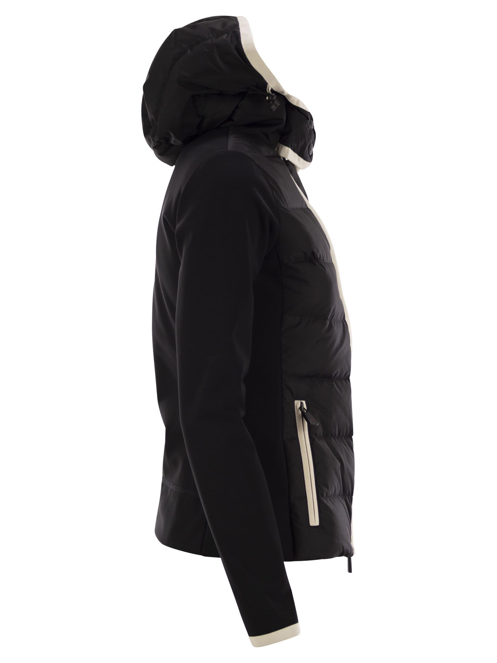 Moncler Grenoble Women Padded Sweatshirt With Hood And Zip - 3