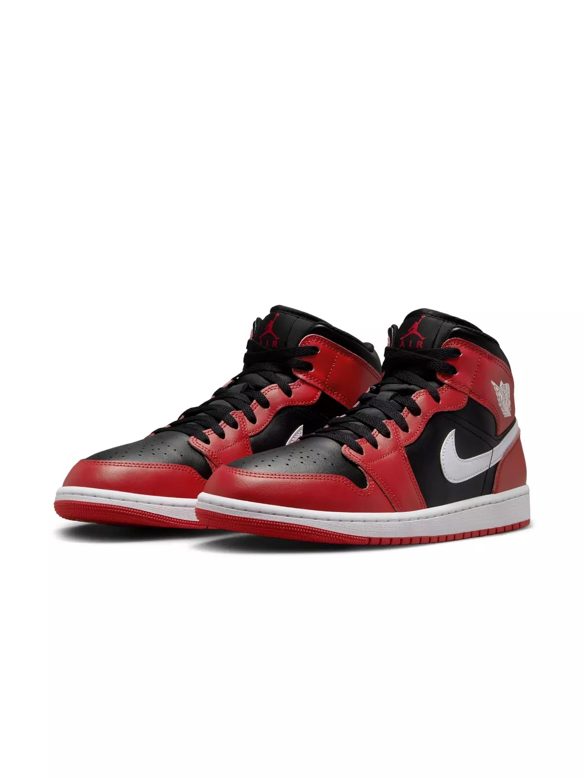 1 Mid "Black/White/Gym Red" Men's Shoe - 5