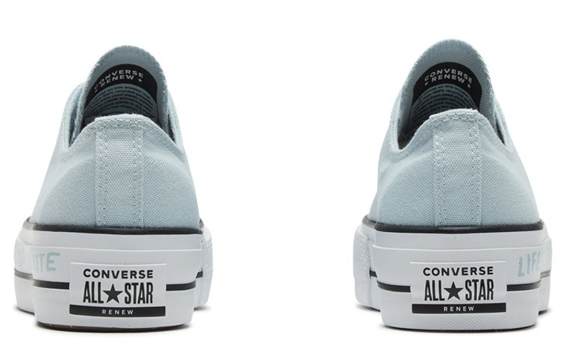 Converse (WMNS) Converse Taylor All Star Lift Renew Canvas Thick Sole Light Blue Sneakers 'Blue White' 566230 outlook