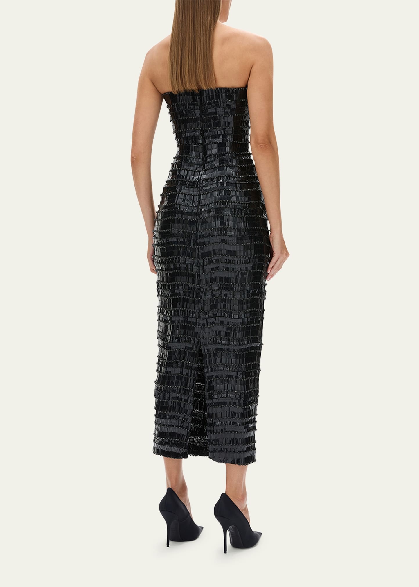 Sylvie Embellished Strapless Dress - 3