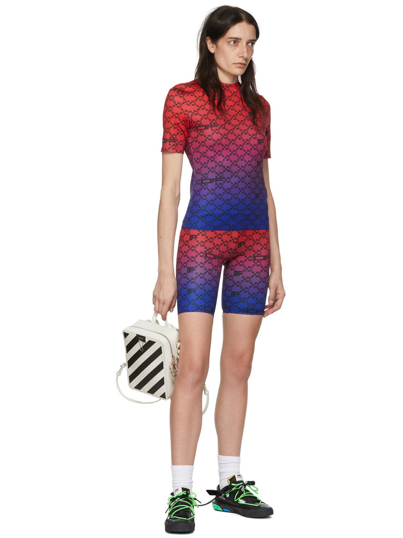 Off-White Multicolor Nylon Sport Shorts outlook