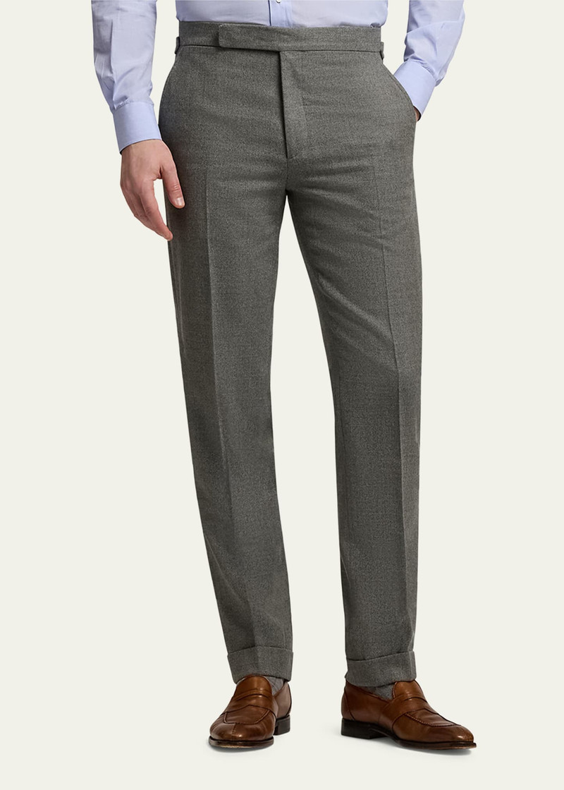 Ralph Lauren Men's Gregory Modern Flat-Front Trousers outlook