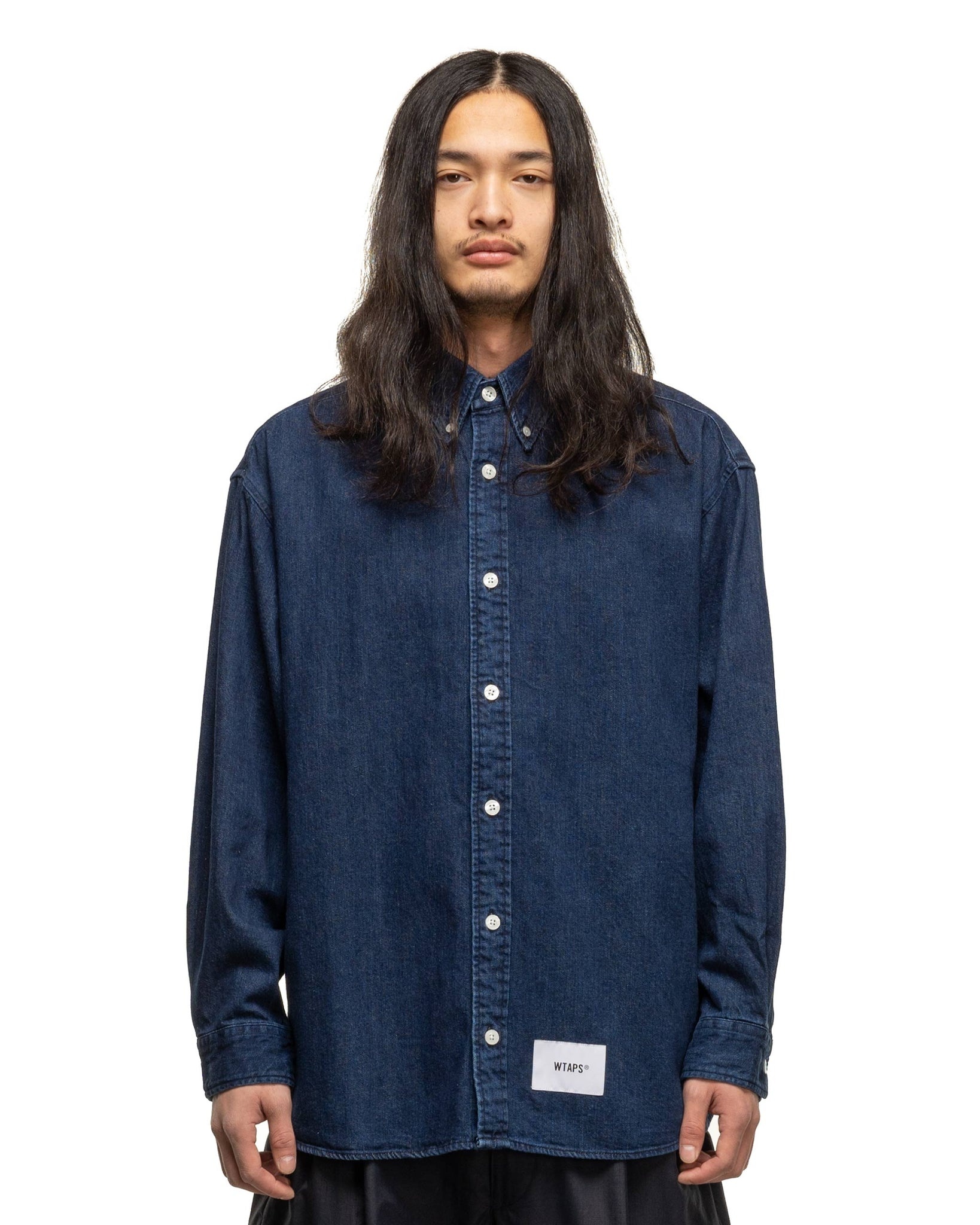 WTAPS BD 04 / LS / Cotton. Denim Shirt INDIGO | REVERSIBLE