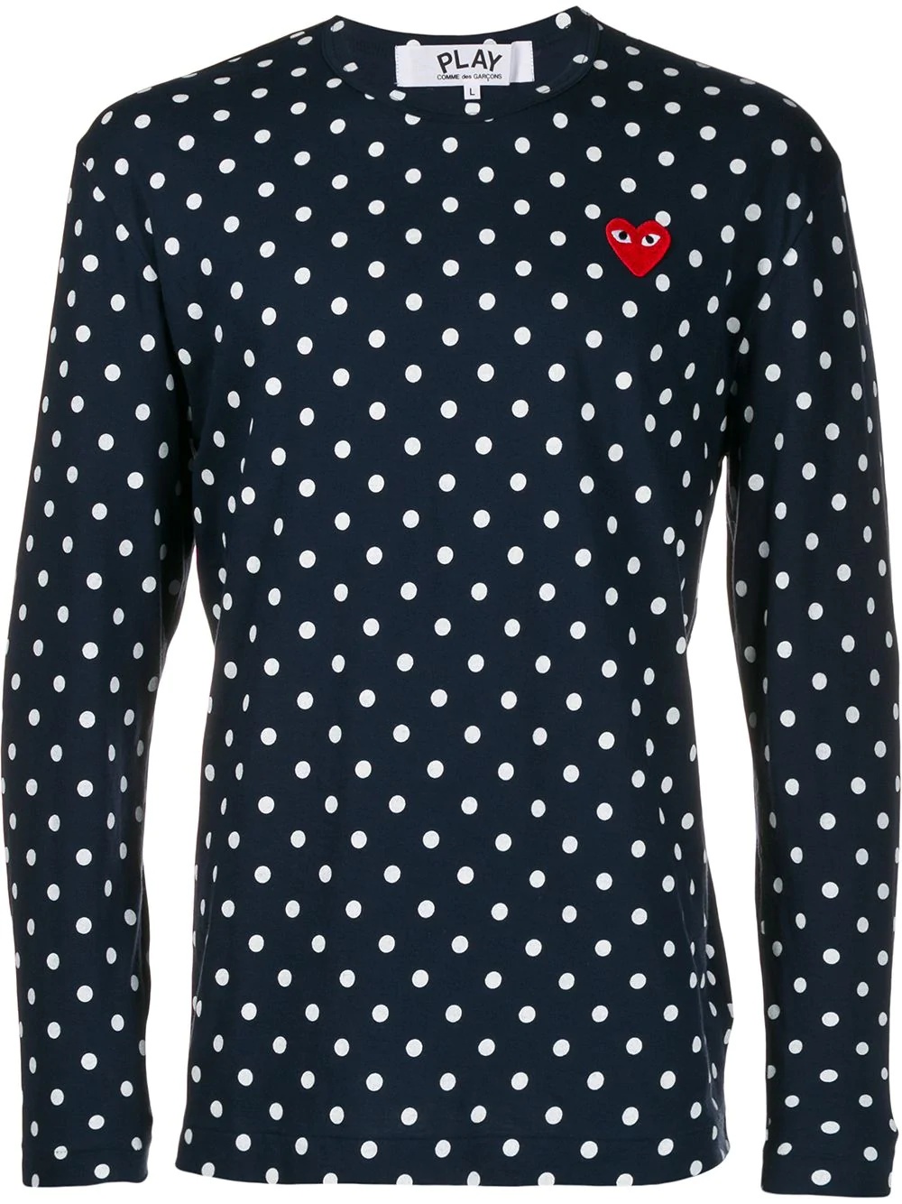 polka dot sweatshirt - 1