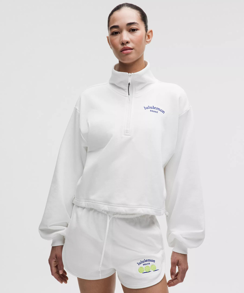 Cotton Terry Tennis Half Zip *Deuce 1