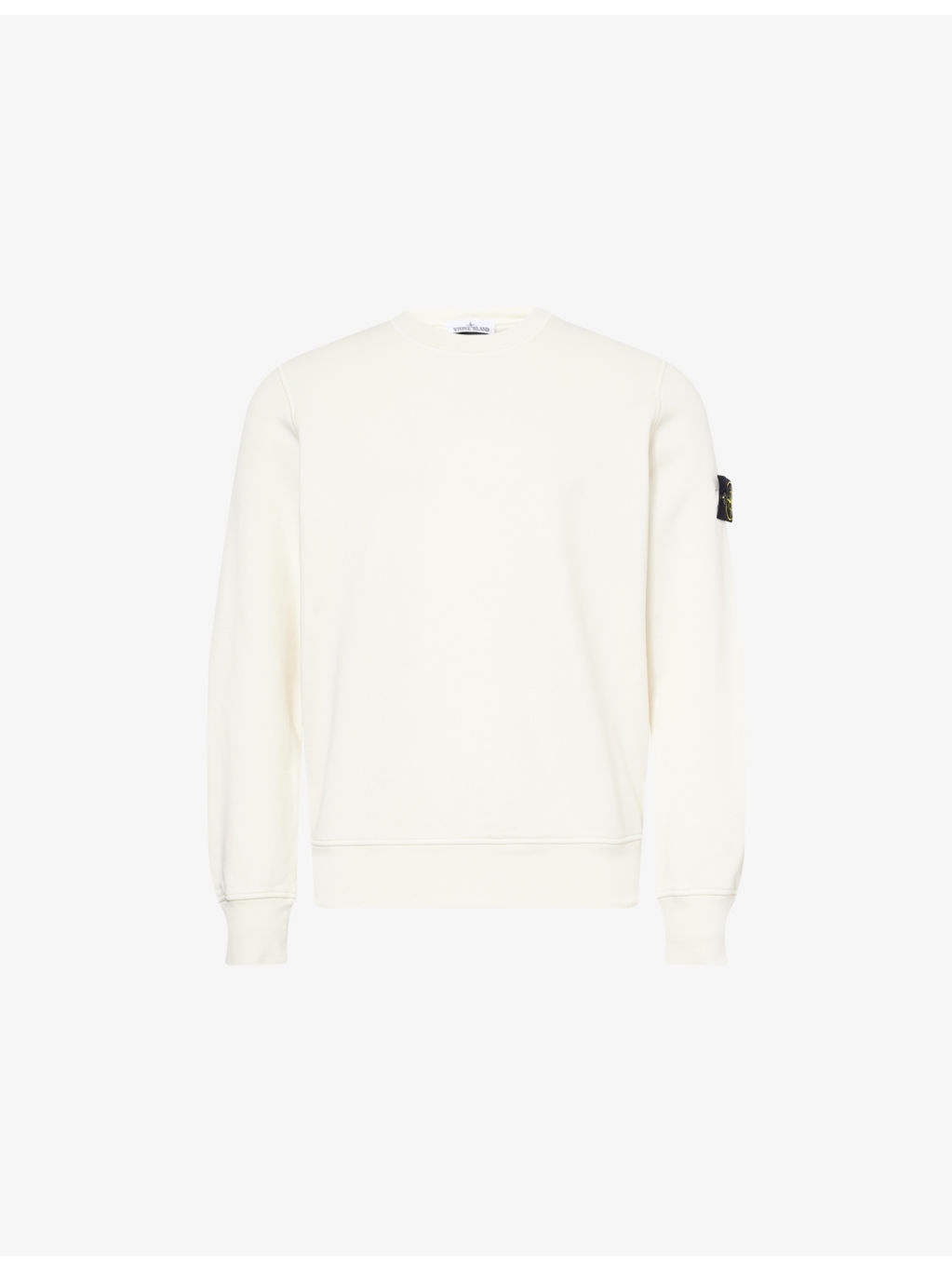 Brand-Patch Crewneck Cotton-Jersey Sweatshirt - 1