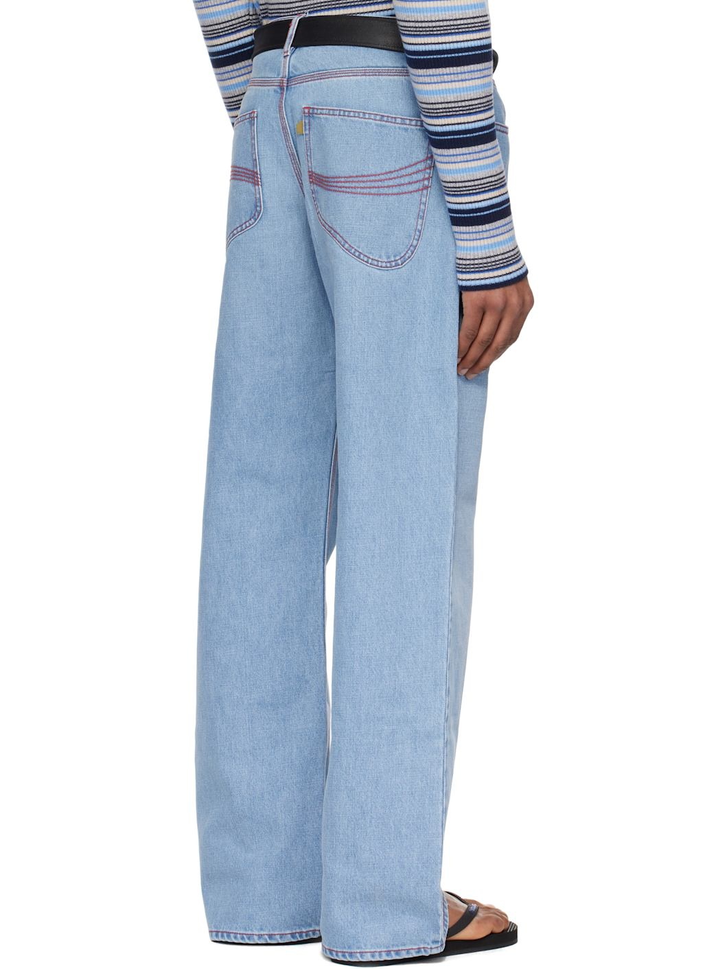Blue Straight Venice Jeans - 3