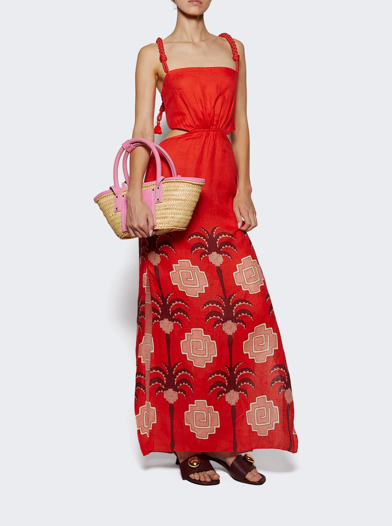 Johanna Ortiz Beach Harmony Maxi Dress Red And Wine outlook