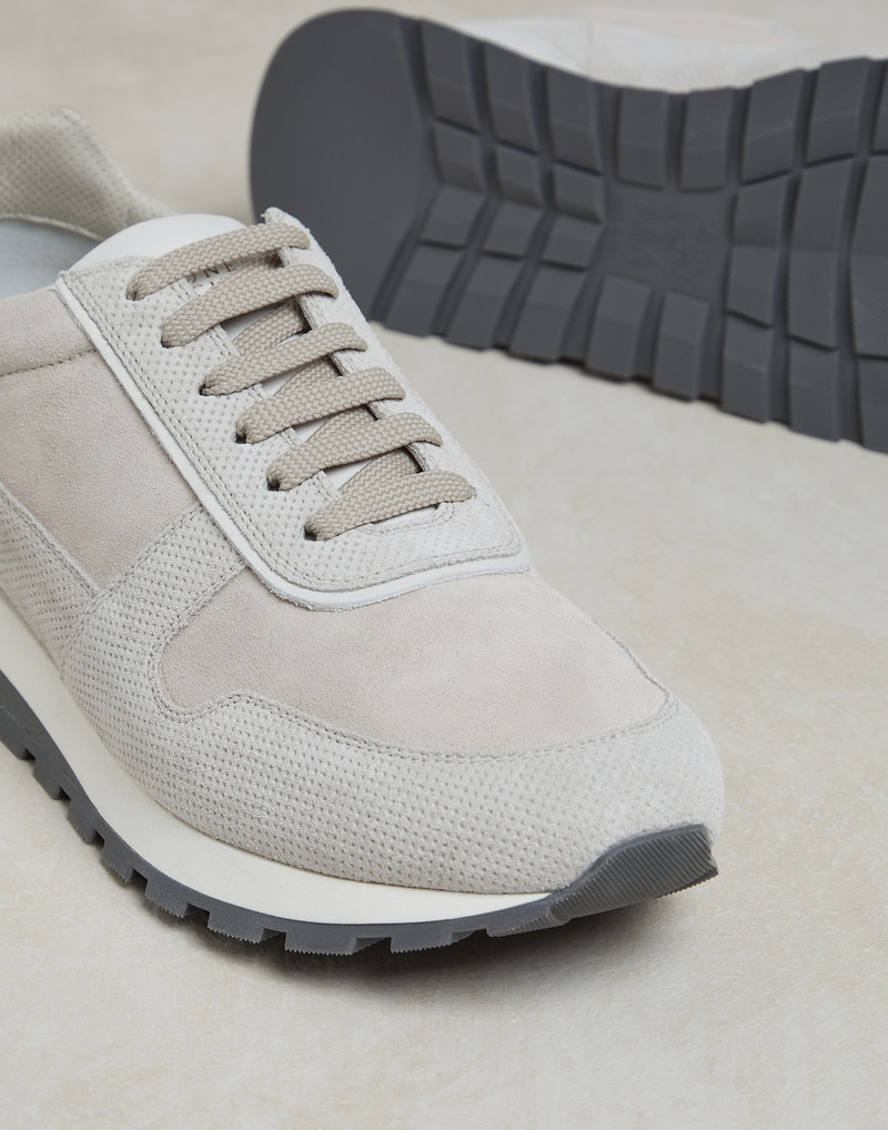 Punched and washed suede runners 4