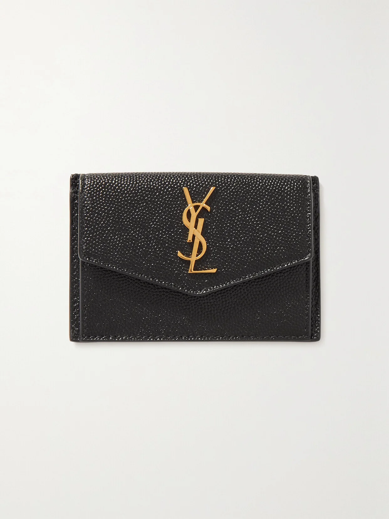 Uptown Textured-leather Cardholder - 1