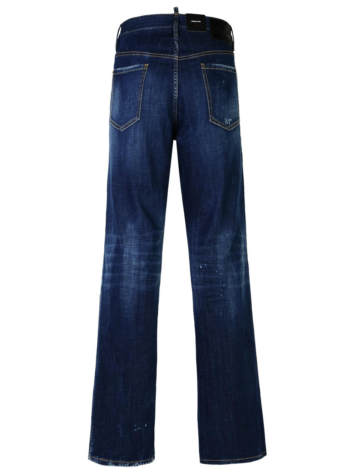 Dsquared2 'Roadie' Blue Cotton Denim Jeans Men - 3
