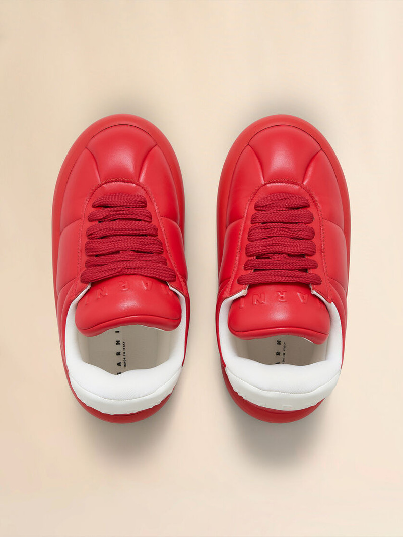 Marni RED LEATHER BIGFOOT 2.0 SNEAKER outlook