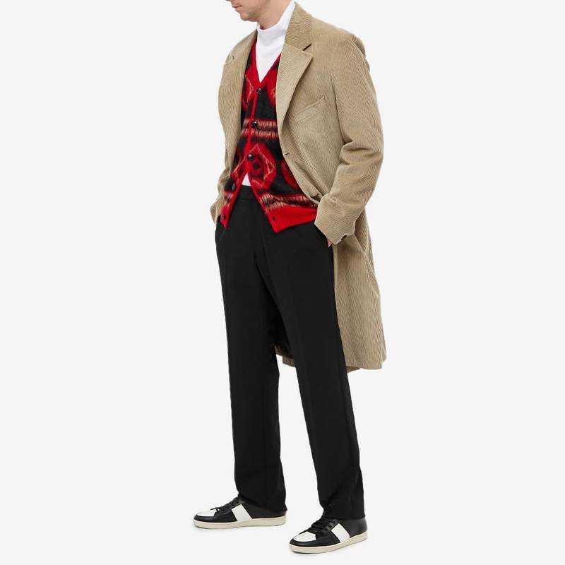 AMIRI AMIRI Mohair Logo Heart Cardigan outlook