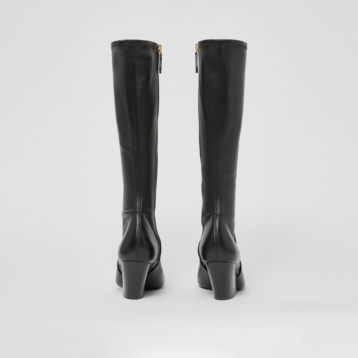 Panelled Lambskin Knee-high Boots - 6