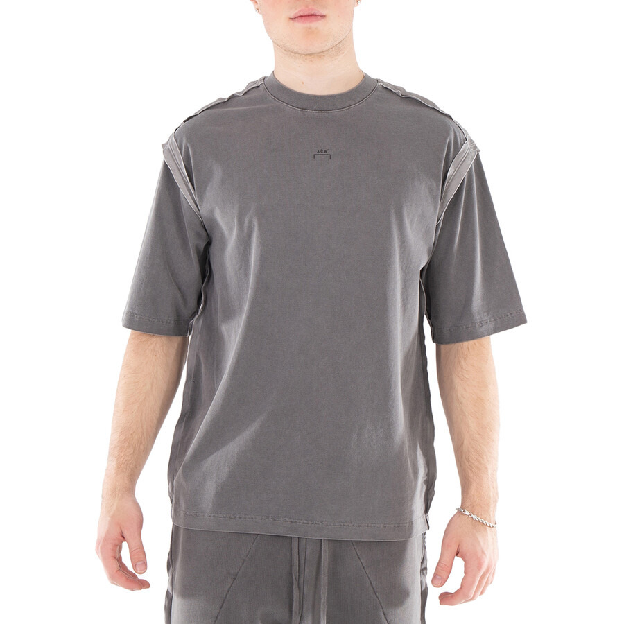 A Cold Wall Men's Black Facade Cotton T-Shirt - 1