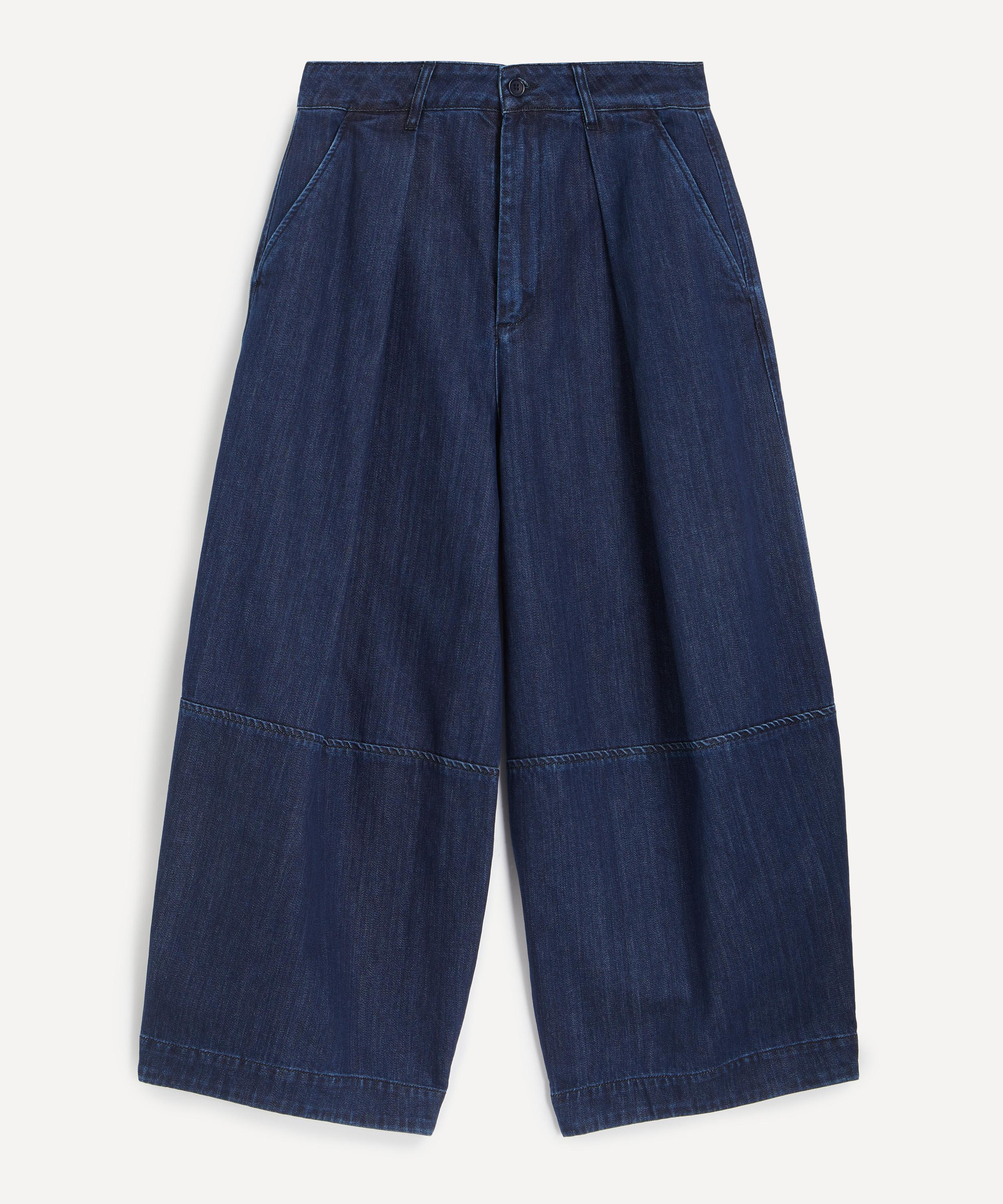 Indigo Earth Deadbeat Wide-Leg Trousers - 1