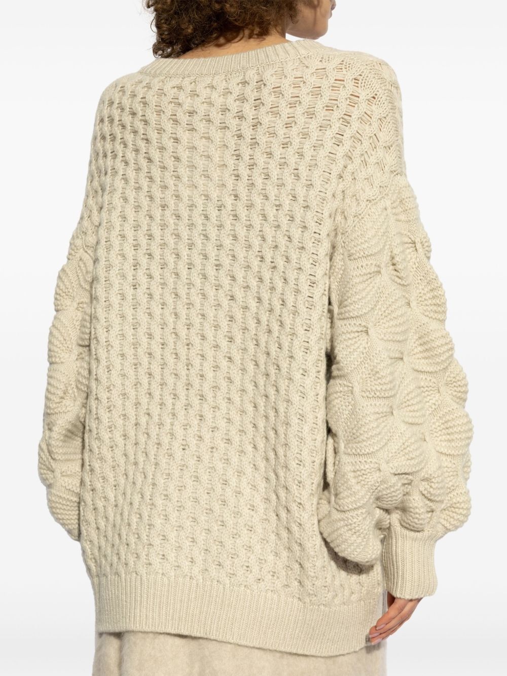 chunky-knit sweater - 4