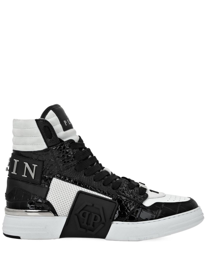 Hexagon high-top sneakers 1
