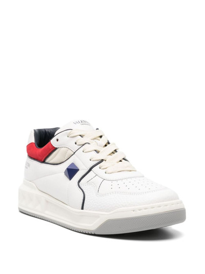 Valentino One Stud leather sneakers outlook
