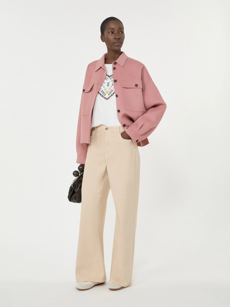 WEEKEND Max Mara Double-faced wool-blend jacket - ANTIQUE ROSE outlook