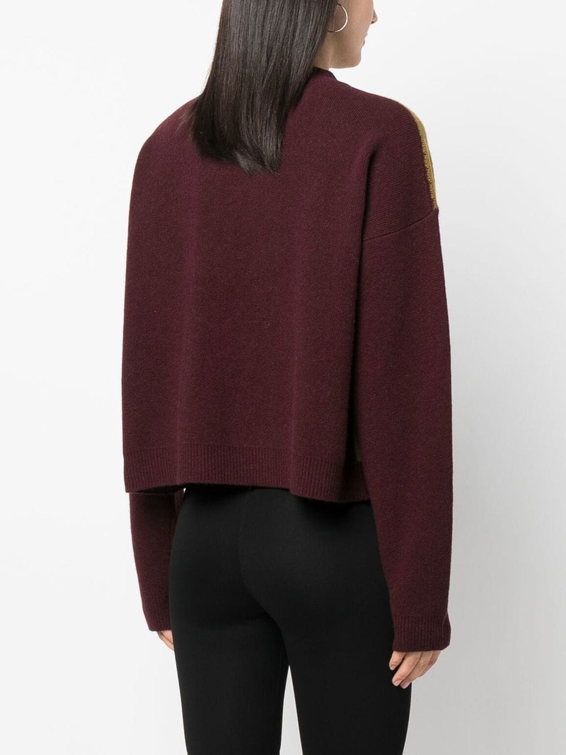 intarsia knit-logo jumper 4