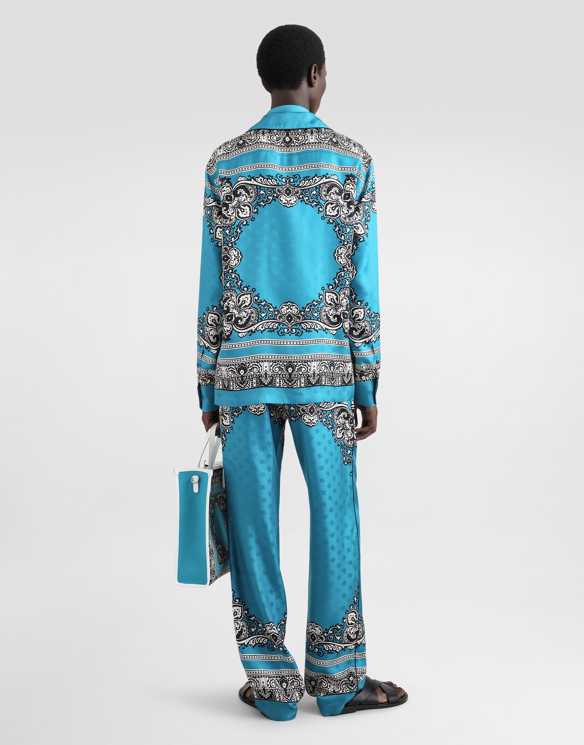 Silk shirt with bandanna print - 3