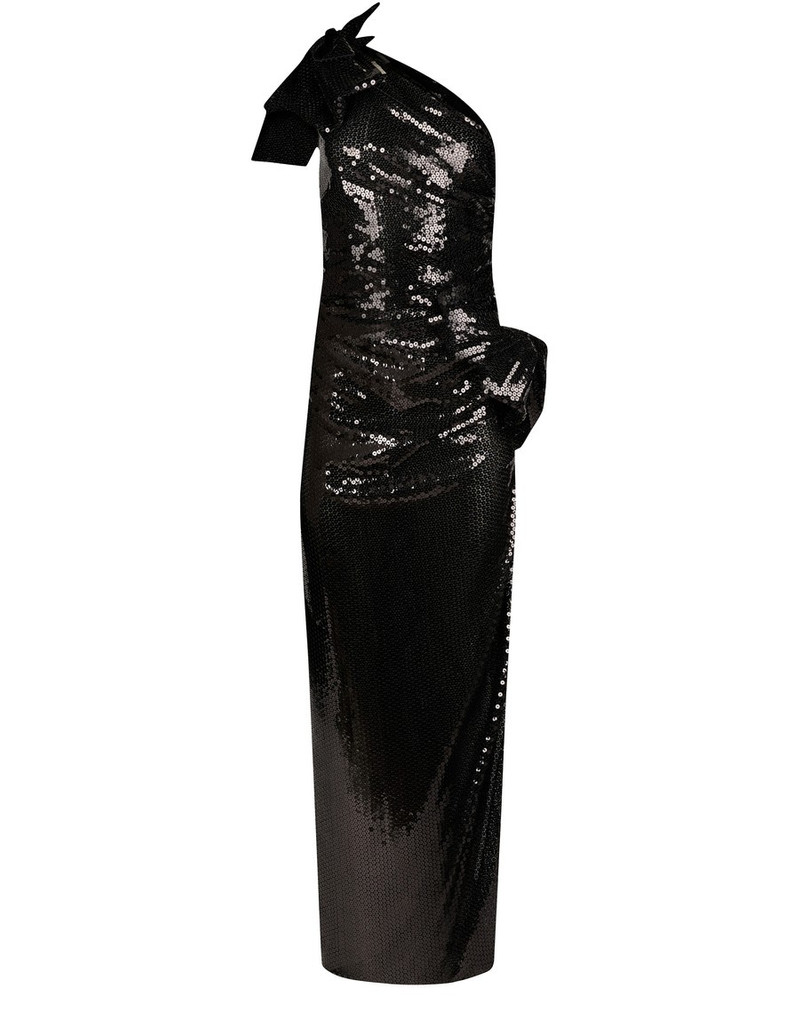 Asymmetric sequin dress 1