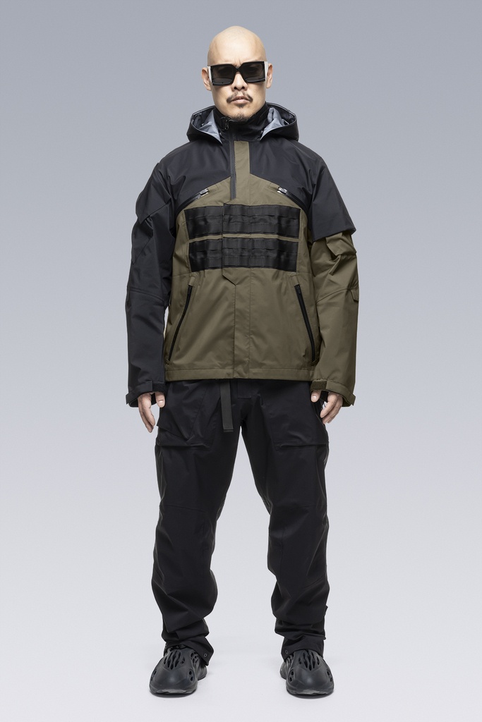 J1WTS-GT 3L Gore-Tex Pro Interops Jacket RAF Green/Black - 3