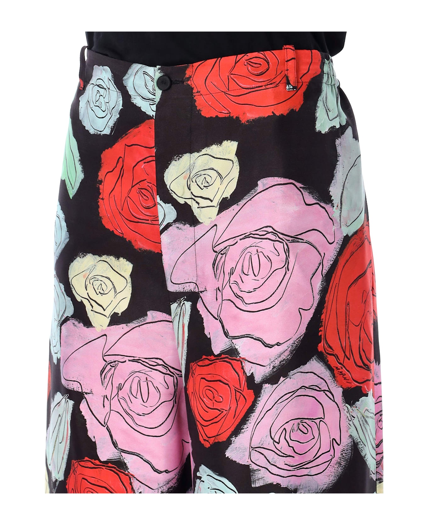 Pijama Pant Silk Twill Roses - 3
