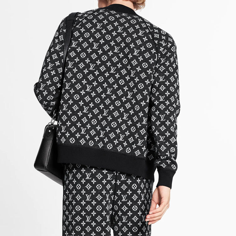 Men's LOUIS VUITTON SS21 Printing Long Sleeves Jacket Black 1A8HCS - 3