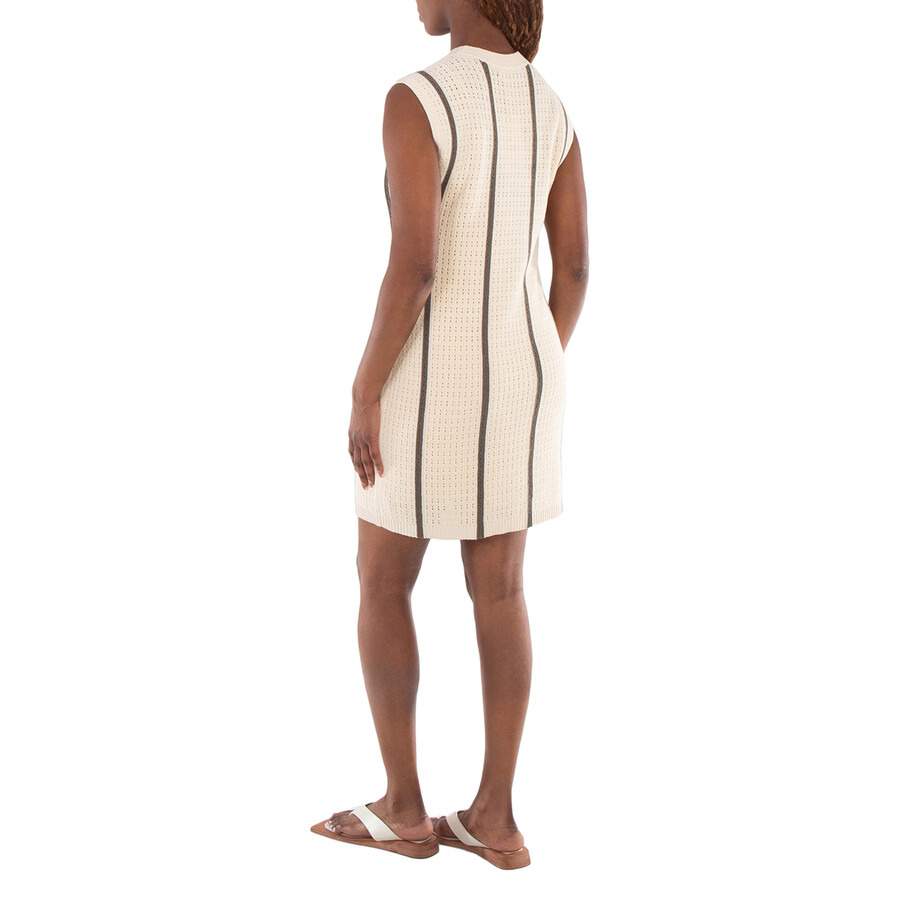Anine Bing Stripe Sleeveless Lanie Mini-Length Dress - 6