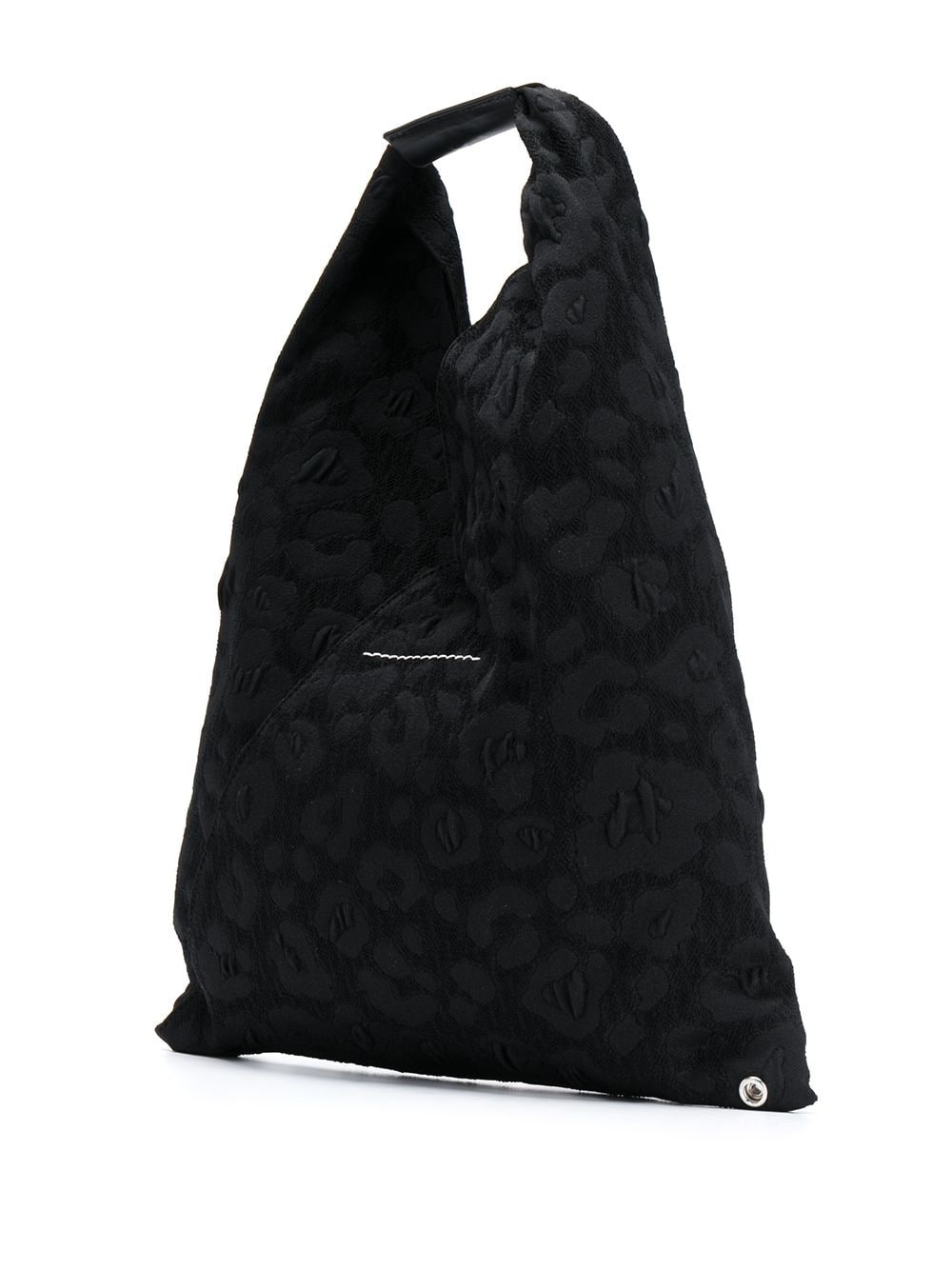 jacquard floral pattern tote - 3