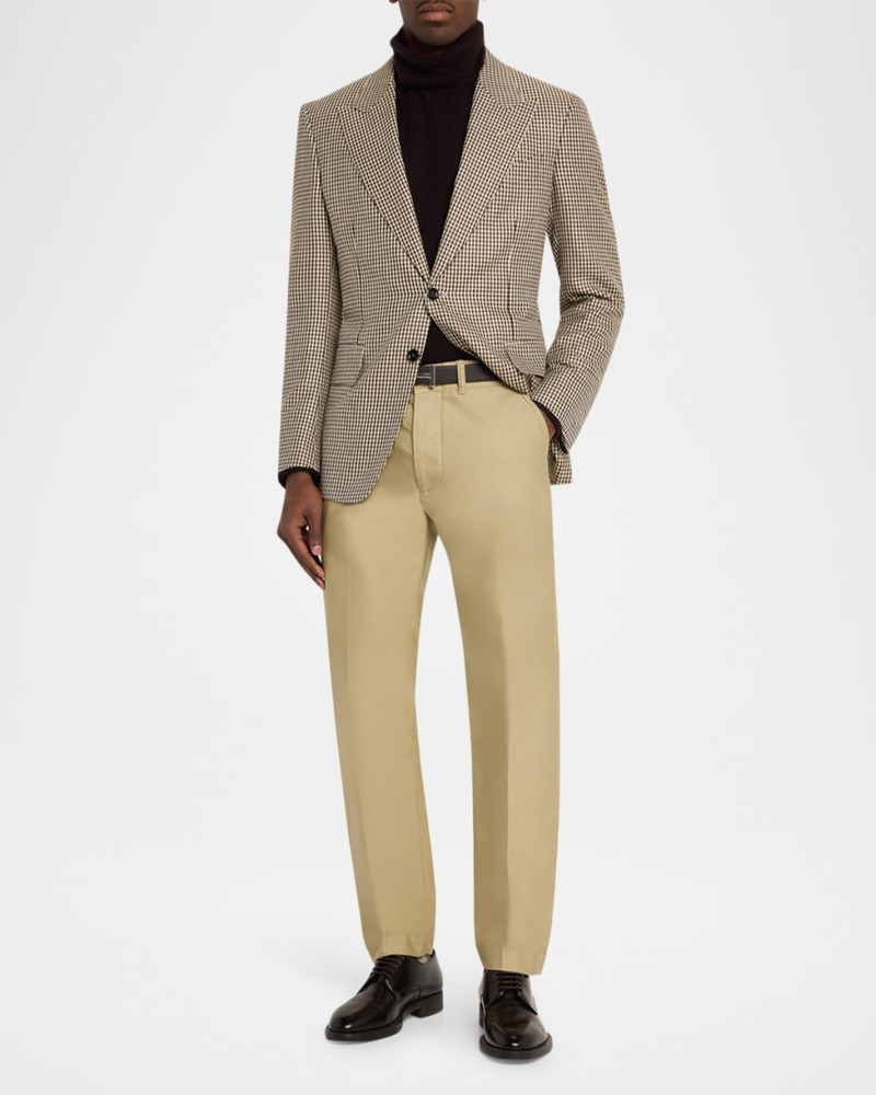 TOM FORD Men's Shelton Pied de Poule Single-Breasted Sport Coat outlook