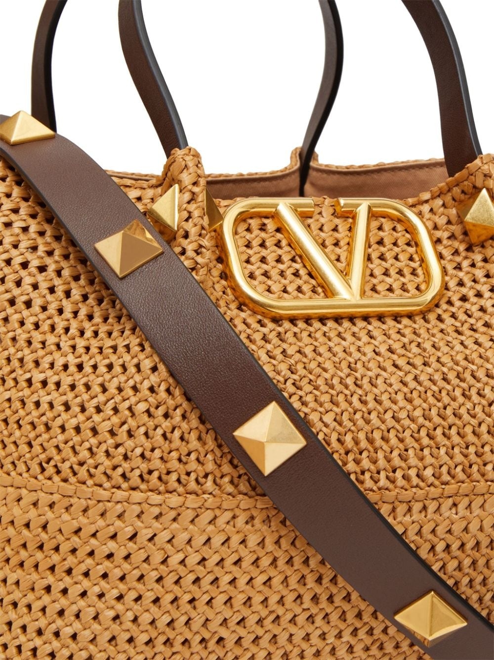 Valentino medium Summer raffia tote bag | farfetch | REVERSIBLE