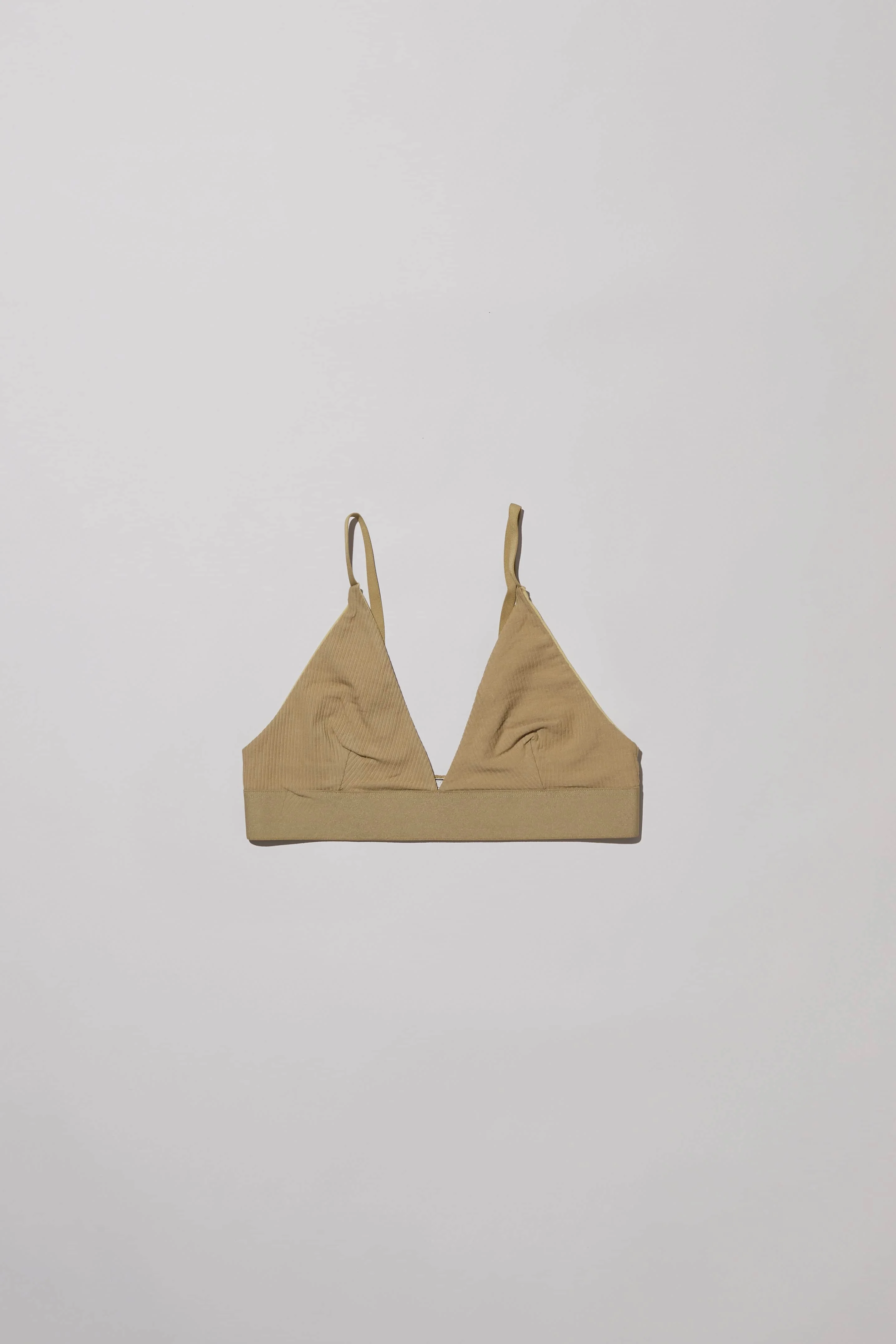 Triangle Bra - Organic Cotton Rib - 1