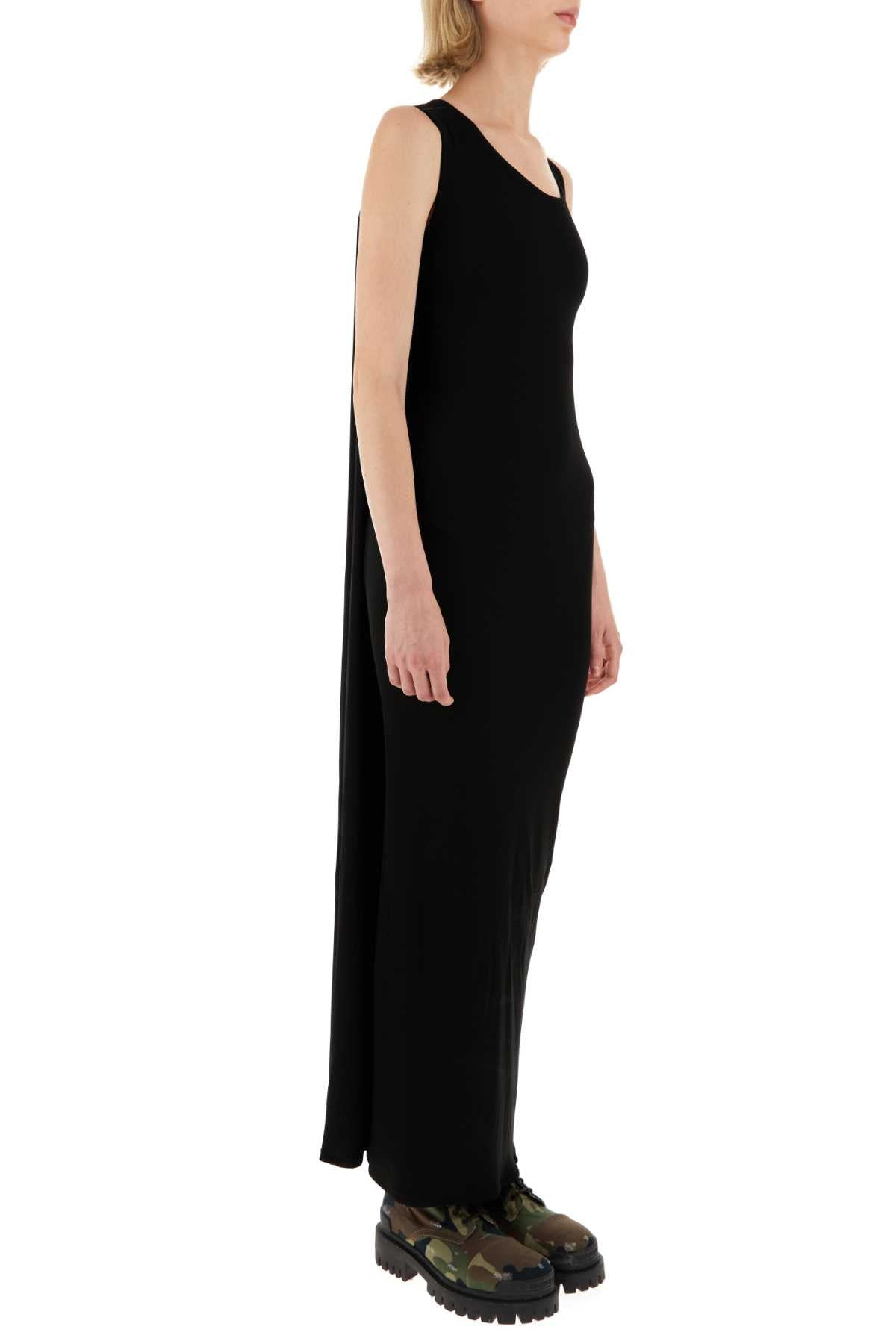 Balenciaga Women Black Stretch Viscose Dress - 3