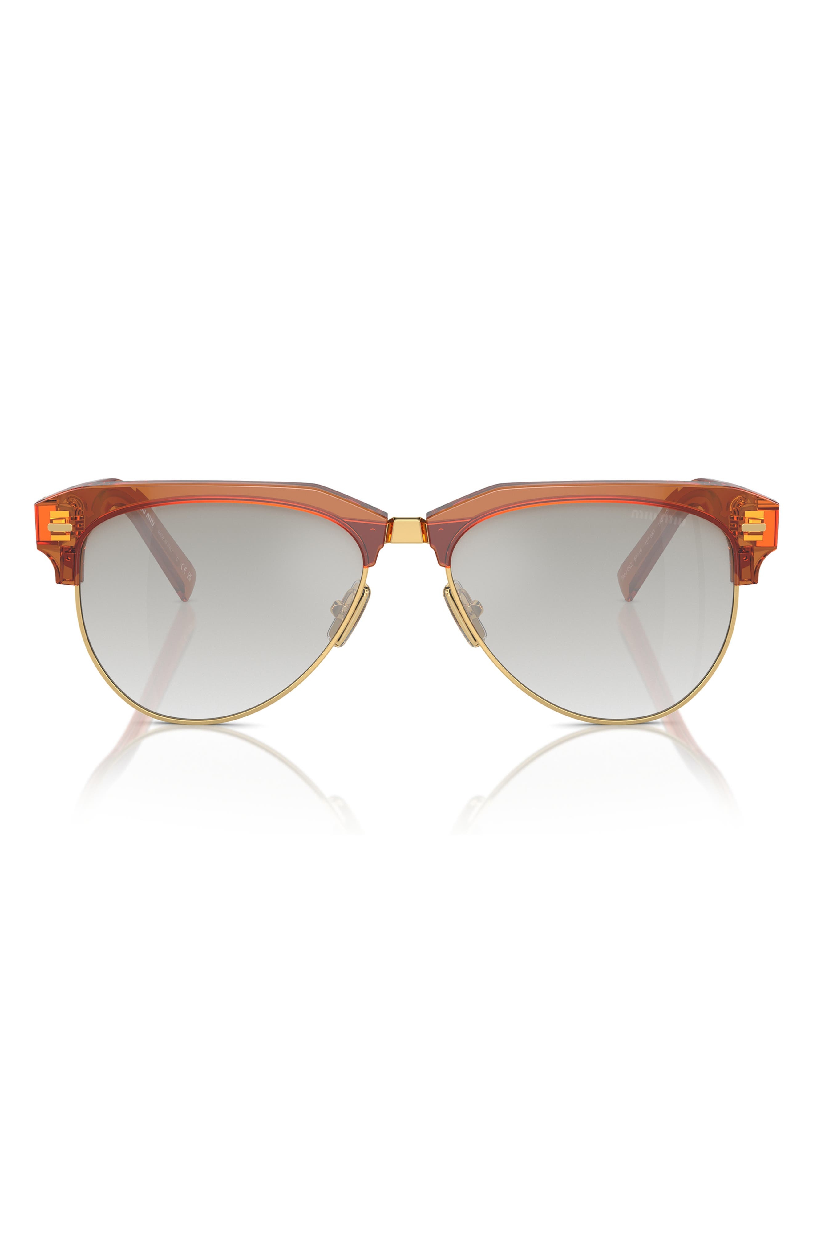57mm Gradient Pilot Sunglasses - 4