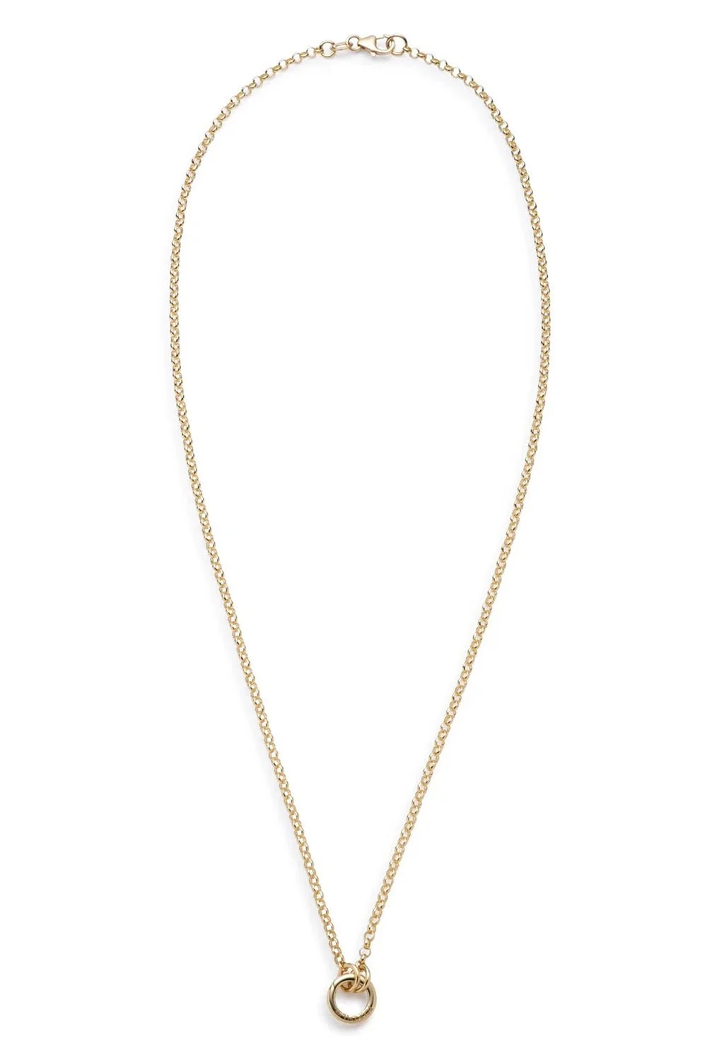 Small Belcher Open Link Chain Necklace - 1
