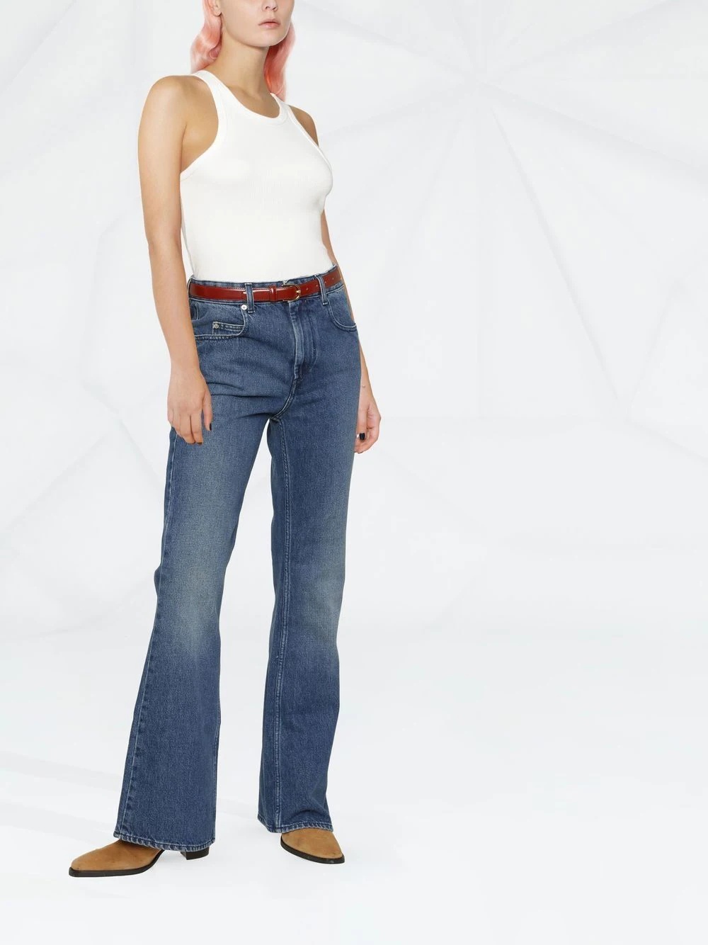 high-rise flared jeans - 4