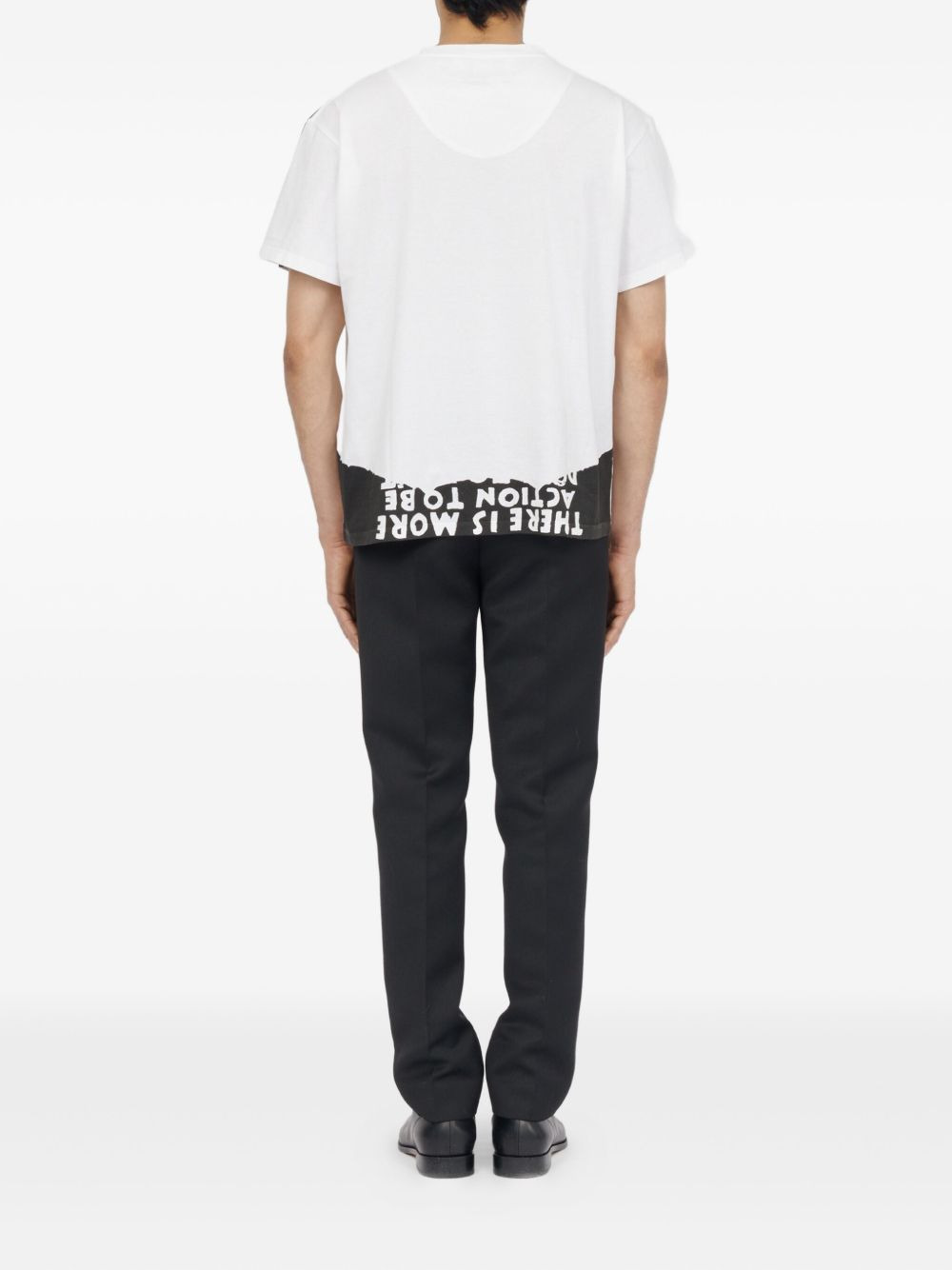 GRAPHIC-PRINT PANELLED T-SHIRT - 5