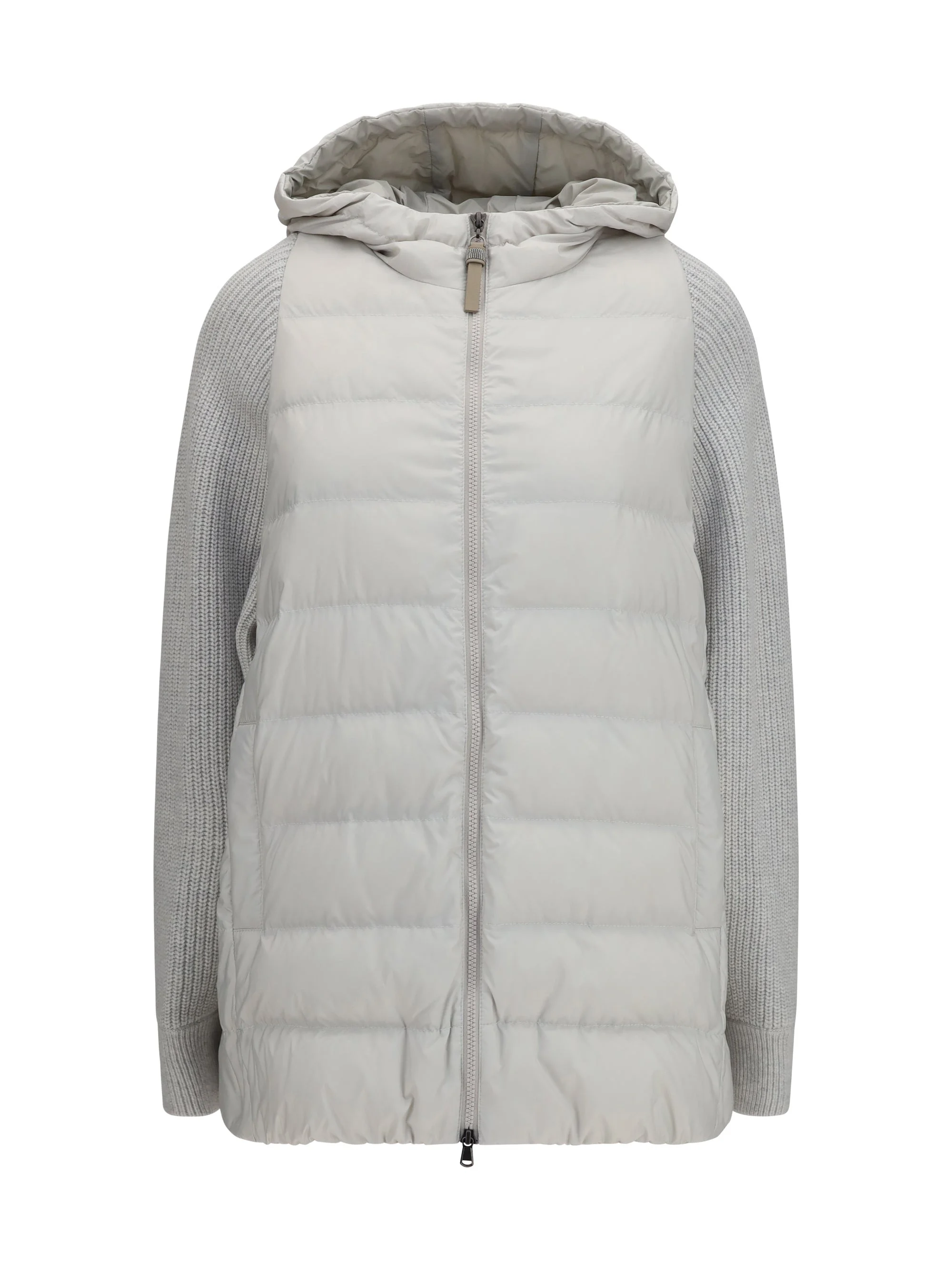Brunello Cucinelli Long Monili Chain Puffer Jacket - 1