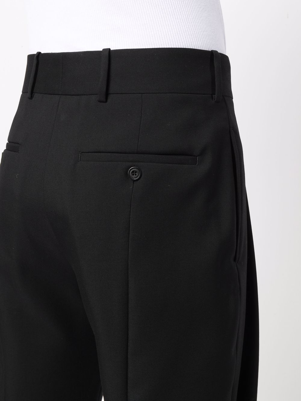 tapered-leg tailored-fit trousers - 5