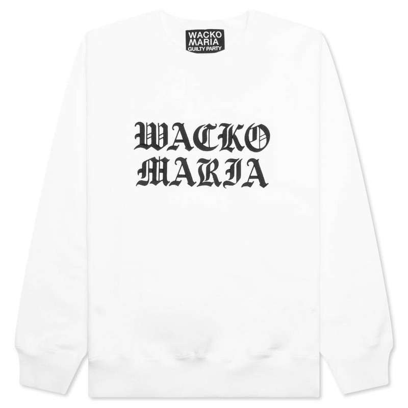 HEAVY WEIGHT CREWNECK TYPE-2 SWEATSHIRT - WHITE 1
